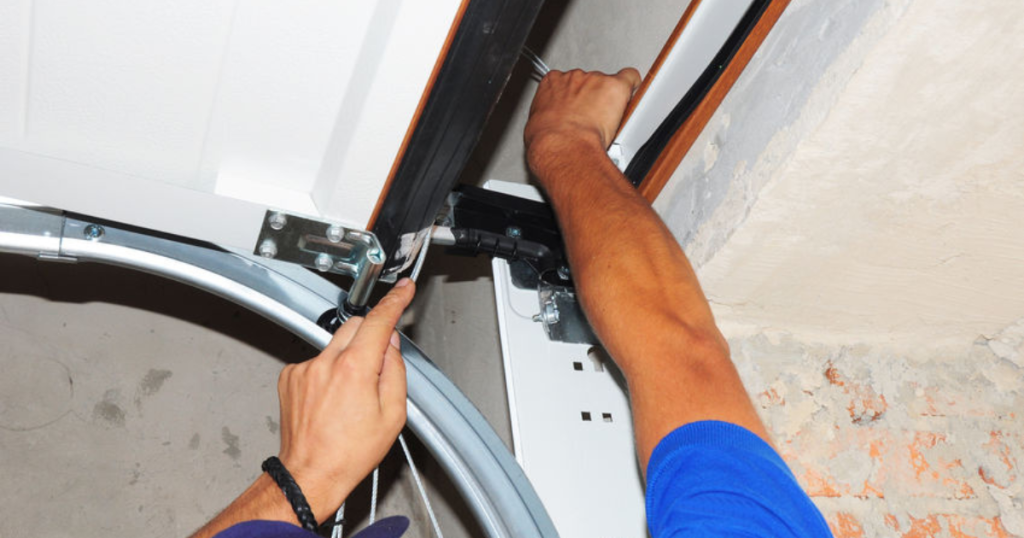 How to realign a garage door?