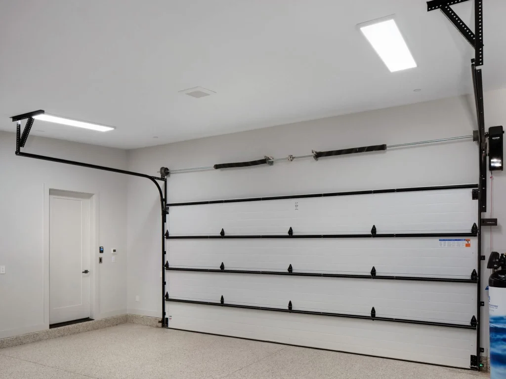 the intricate spring and rail alignment required to safely fix garage door off track.