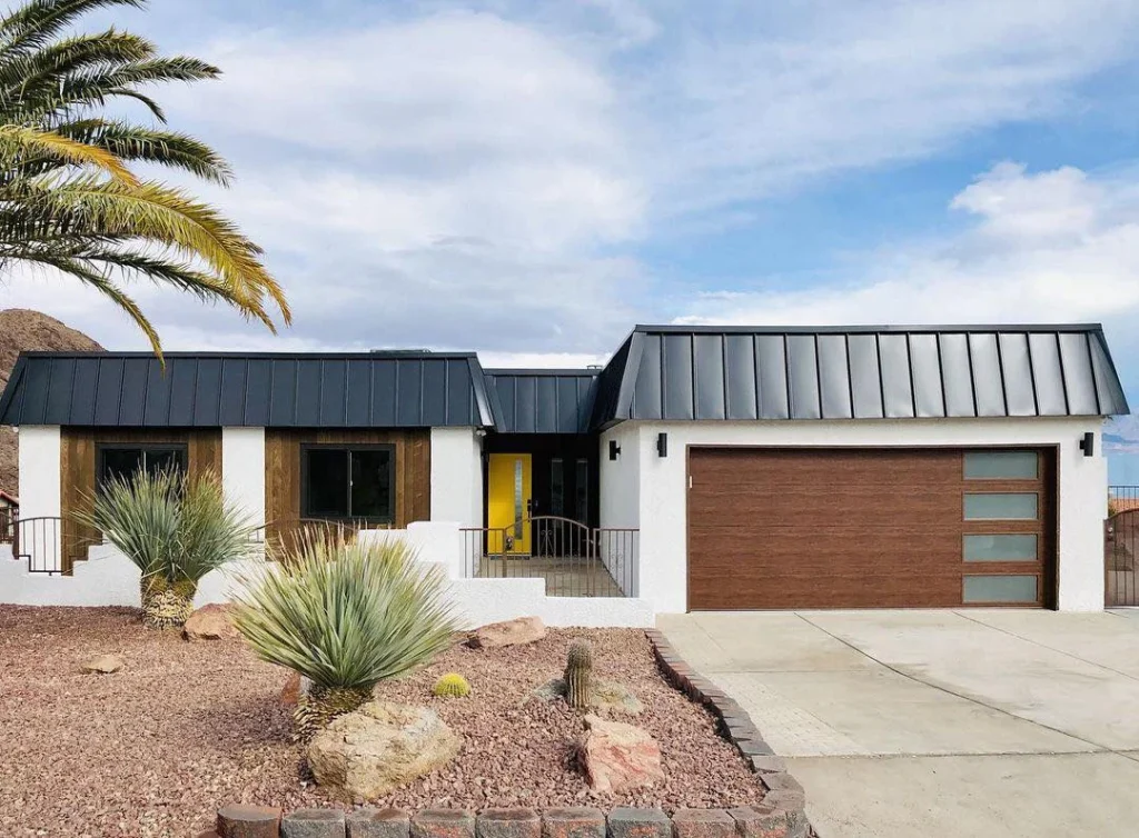 a beautiful exterior layout that requires reliable care, such as a professional garage door off track repair​.